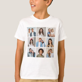 Skapa din egen 9-fotokollage t shirt