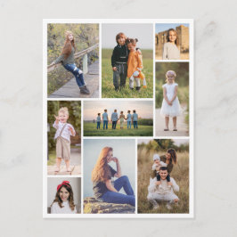 Skapa din egen 9-fotokollage vykort
