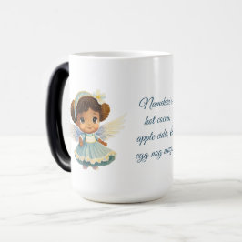 Skapa din egen afrikanska Angel Girl Magisk Mugg