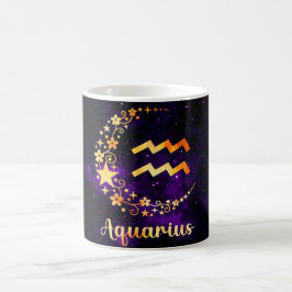 Skapa din egen agrologi Zodiac Aquarius Magisk Mugg