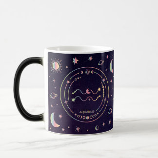 Skapa din egen agrologi Zodiac Aquarius Magisk Mugg