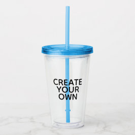 Skapa din egen akryliska skakapparat take away mugg