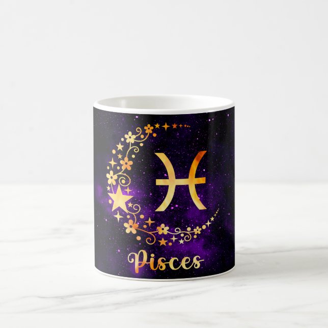 Skapa din egen akustiska zodiakpisces magisk mugg (Center)