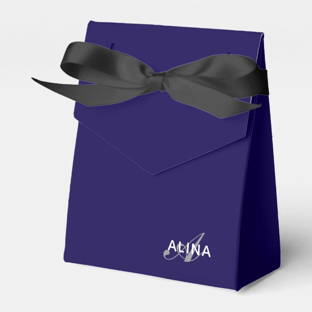 Skapa Din Egen Anpassad Monogram Färgmatchning Presentaskar (Framsidan Sidan)