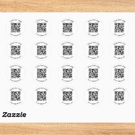 Skapa Din Egen Anpassad QR-kod Runt Klistermärke