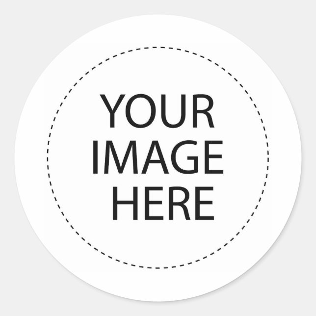 SKAPA DIN EGEN ANPASSAD RUNT KLISTERMÄRKE (Framsida)
