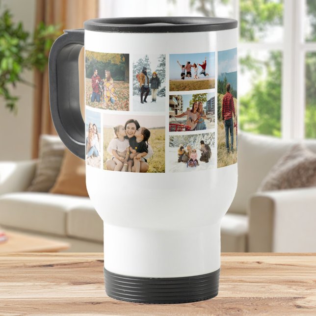 Skapa din egen anpassade 12-fotokollage resemugg (Skapare uppladdad)