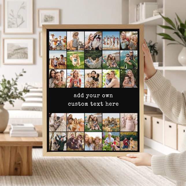Skapa din egen anpassade 25-fotocollage poster (Skapare uppladdad)