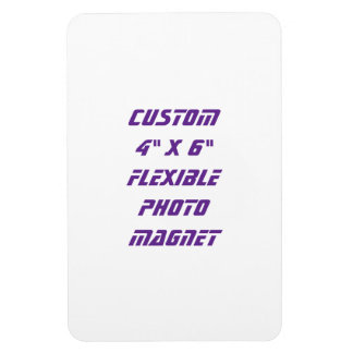 Skapa din egen anpassade 4" x 6" flexibla foto magnet