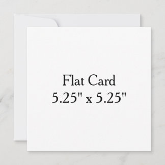 Skapa din egen anpassade 5,25" x 5,25" platt fyrka