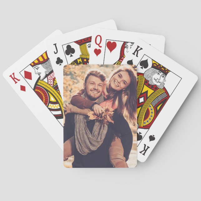 Skapa din egen anpassade bild casinokort (Baksidan)