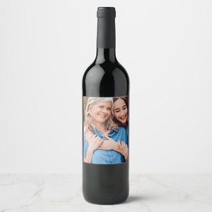 Skapa din egen anpassade bild DIY Vinflaska Etikett
