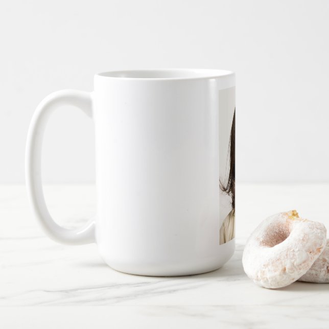 Skapa din egen anpassade bild för barn kaffemugg (Med munk)