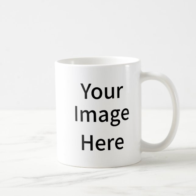 Skapa din egen anpassade bild här bröllop kaffemugg (Höger)