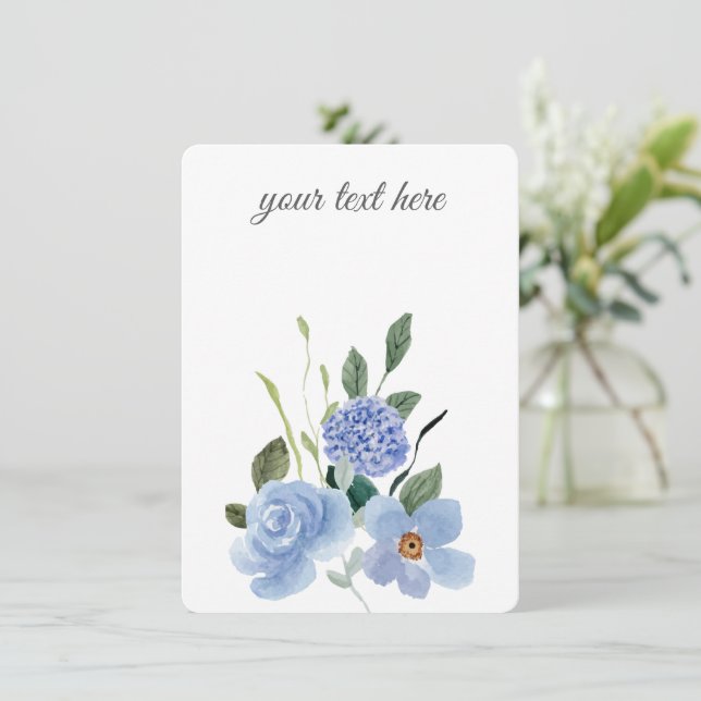 Skapa din egen anpassade design tack kort (Stående Fram)