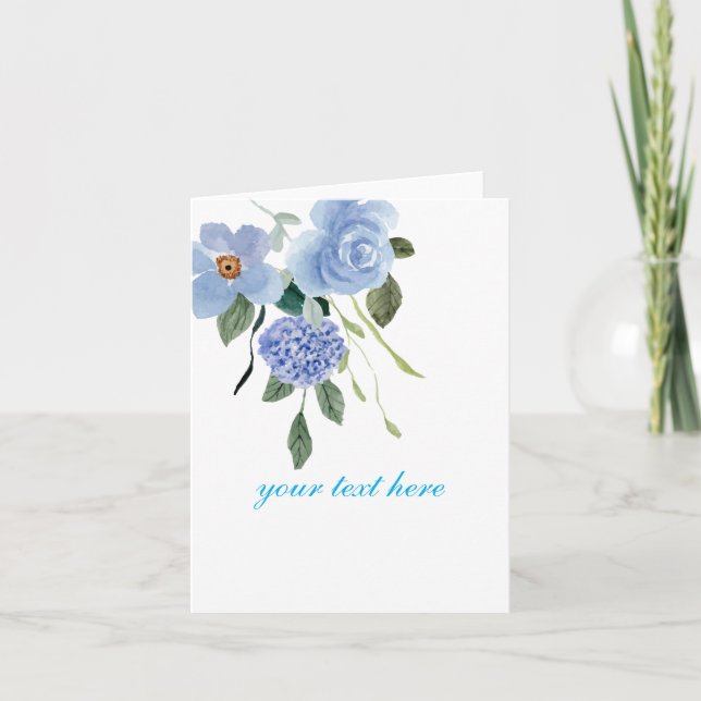 Skapa din egen anpassade design tack kort (Framsida)