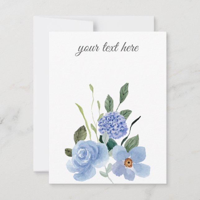 Skapa din egen anpassade design tack kort (Framsida)