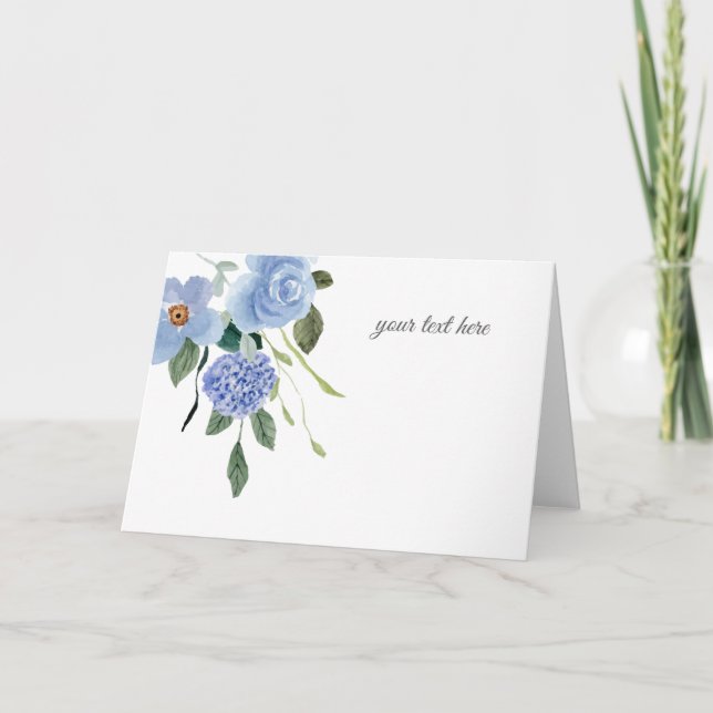 Skapa din egen anpassade design tack kort (Framsida)