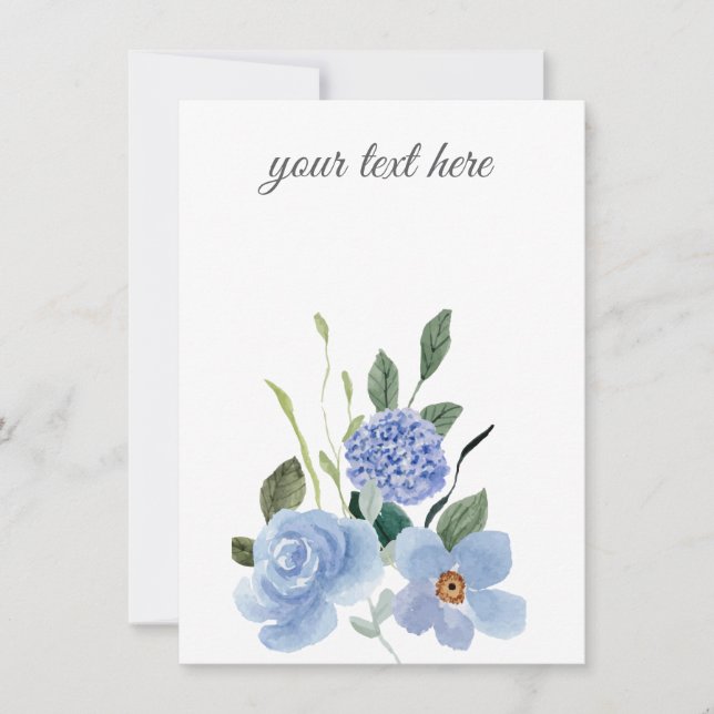 Skapa din egen anpassade design tack kort (Framsida)