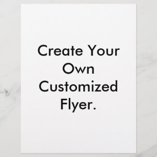 Skapa din egen anpassade flygblad. reklamblad