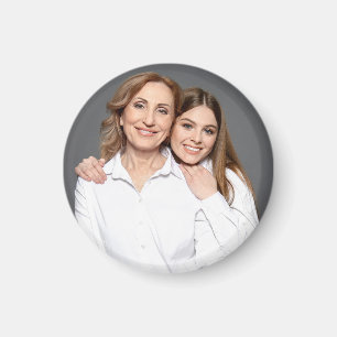 Skapa din egen anpassade foto Mamma och jag Magnet