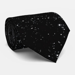 Skapa din egen anpassade svarta glittereffekt slips