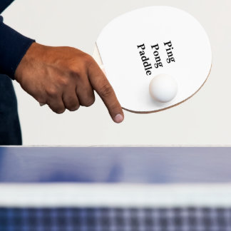 Skapa din egen anpassade svarta pingisracket