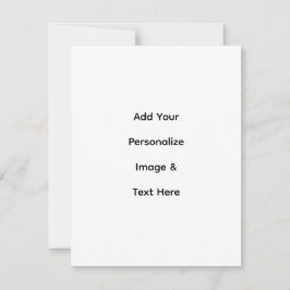 skapa din egen anpassade text 4,25" x 5,5" platt k