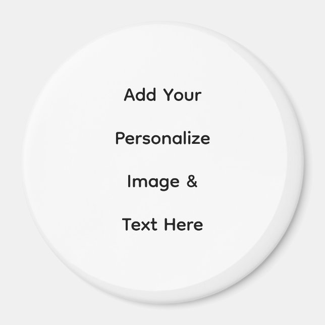 skapa din egen anpassade text personalisera magnet (Framsidan)
