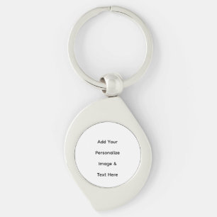 skapa din egen anpassade text personalisera swirl silverfärgad nyckelring