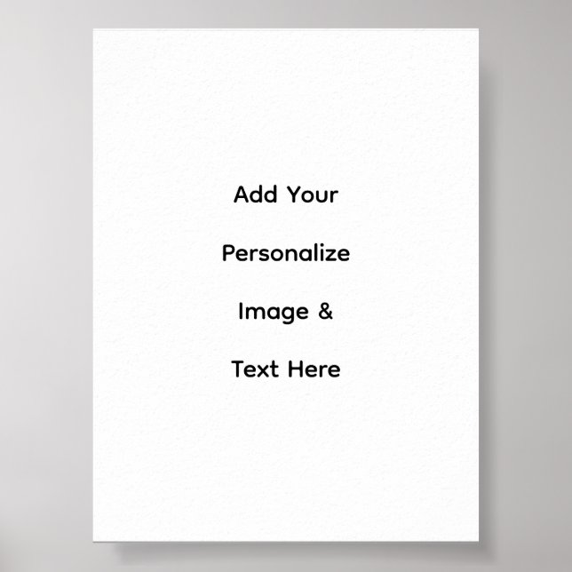skapa din egen anpassade text personifiera Semi-Gl Poster (Framsidan)