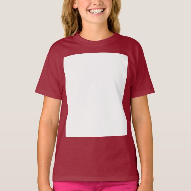 Skapa din egen anpassade vita  t shirt (Framsida)