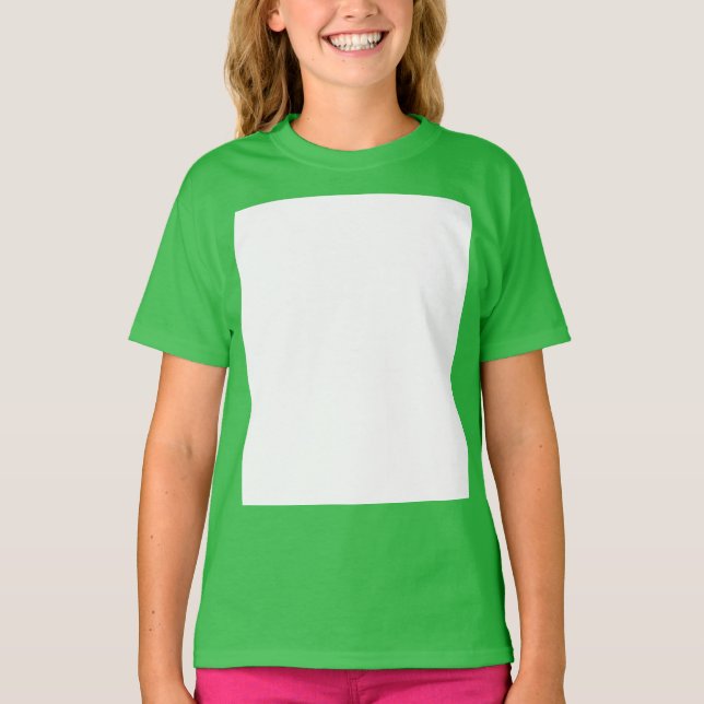 Skapa din egen anpassade vita  t shirt (Framsida)
