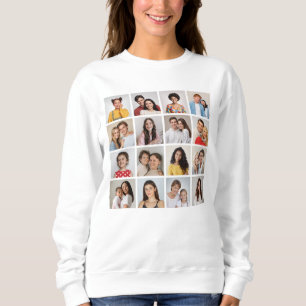 Skapa din egen Anpassningsbar 16 fotokollage T Shirt