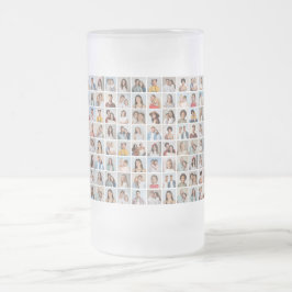 Skapa din egen Anpassningsbar 96 Fotokollage Frostat Ölglas