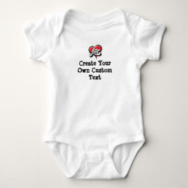 Skapa din egen anpassningsbar baby-karosseri t shirt