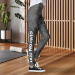 Skapa din egen Anpassningsbar Black Grått Tie Dye Leggings<br><div class="desc">Skapa din egen Anpassningsbar Black Grått Tie Dye Leggings</div>