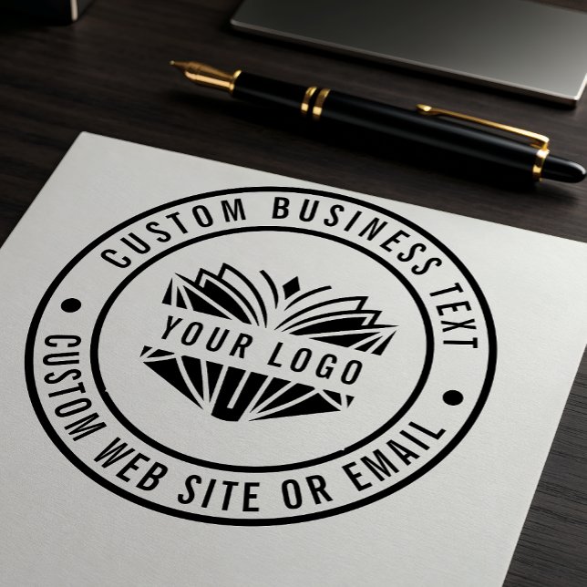Skapa din egen Anpassningsbar Business Namn Logoty Stämpel (Skapare uppladdad)