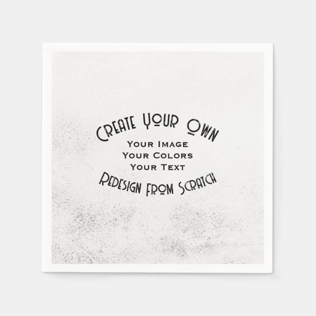 Skapa din egen Anpassningsbar Designad Pappersservett (Framsidan)