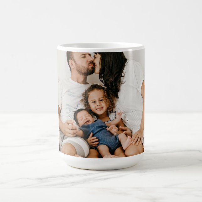 Skapa din egen Anpassningsbar-familjs fotoPersonli Kaffemugg (Center)