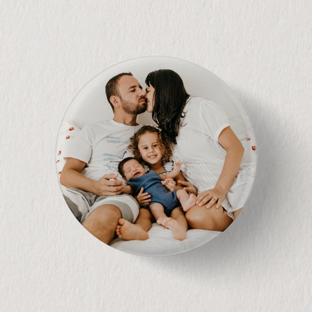 Skapa din egen Anpassningsbar-familjs fotoPersonli Knapp (Framsida)