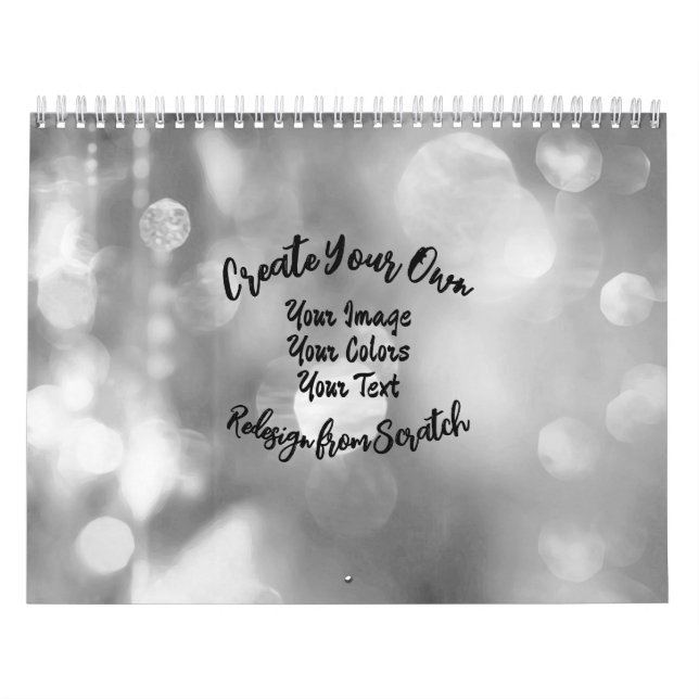 Skapa din egen Anpassningsbar Färg/design Kalender (Omslag)