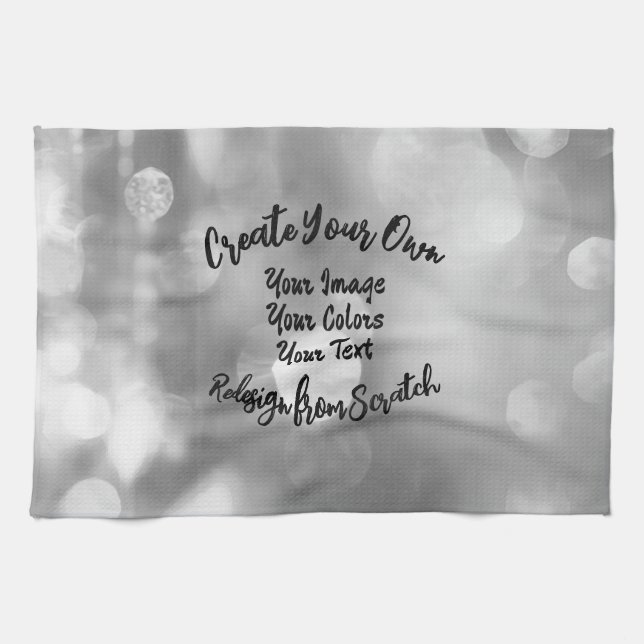 Skapa din egen Anpassningsbar Färg/design Kökshandduk (Horisontell)