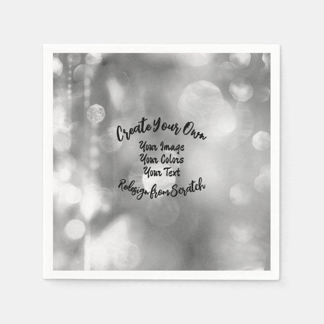 Skapa din egen Anpassningsbar Färg/design Pappersservett (Framsidan)