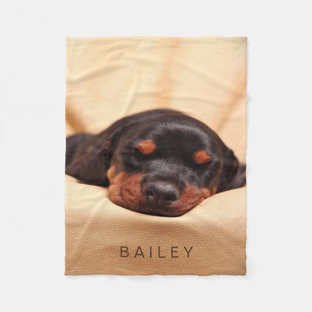 Skapa din egen Anpassningsbar för cute-foto Fleecefilt (Framsidan)