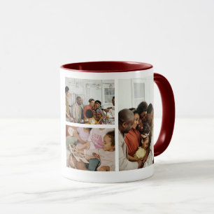 Skapa din egen Anpassningsbar för fotokollage Mugg