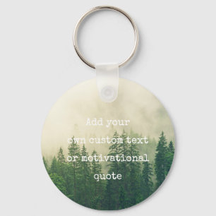 Skapa din egen Anpassningsbar - Forest 6 Cm Round Nyckelring