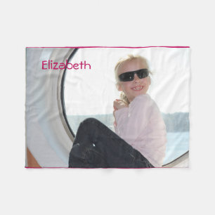 Skapa-Din-Egen-Anpassningsbar foto Fleecefilt