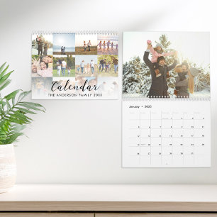 Skapa din egen Anpassningsbar-fotofamilj Kalender