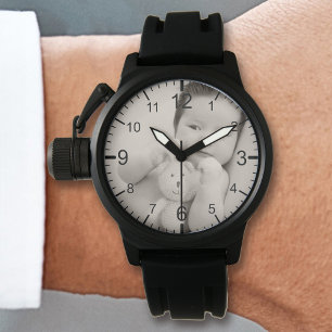 Skapa din egen Anpassningsbar fotomodern Armbandsur